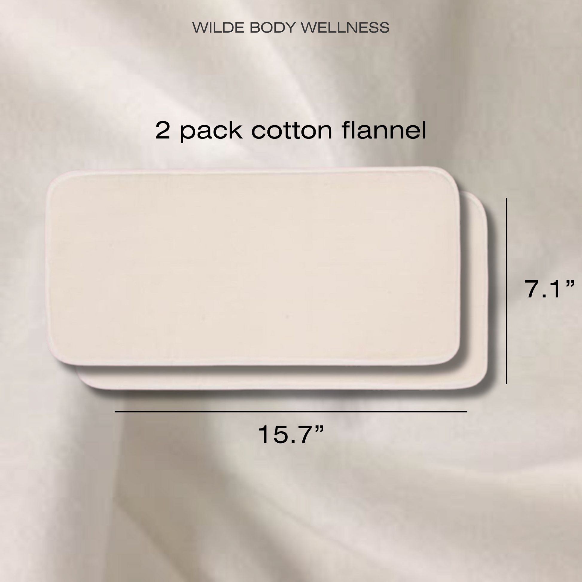 Cotton flannel for castor oil packs 