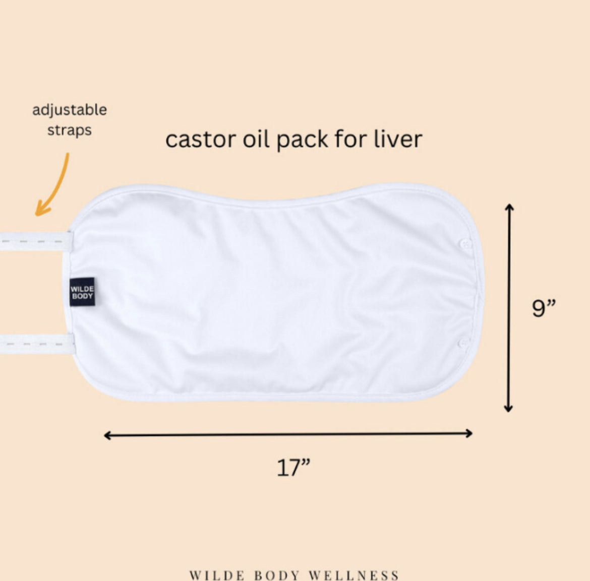 Castor Oil Pack Dimensions